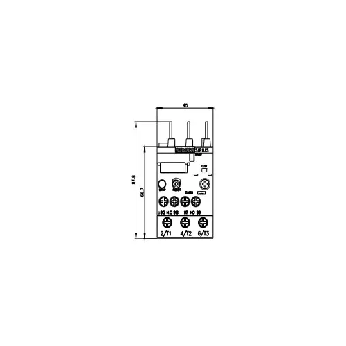 Siemens Thermal Overload Relays S0 Class 10 Screw Terminal 11-16 Amp, 3RU2126-4AB00-8K