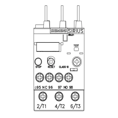 Siemens Thermal Overload Relays S0 Class 10 Screw Terminal 11-16 Amp, 3RU2126-4AB00-8K