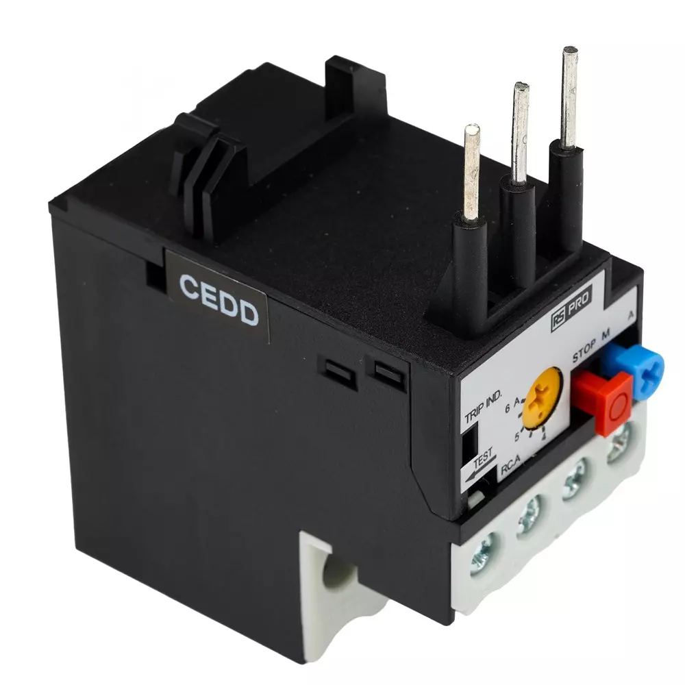 RS PRO Thermal Overload Relay 1 NO/1 NC 690/500 V AC Direct Mount 5.4 W Screw Terminal IP20, 2508884