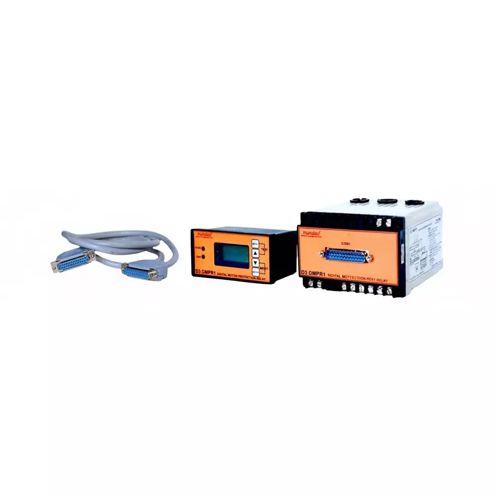Minilec Current Sensing Phase Failure Relay 3 Phase 35 mm (1.37 inch) DIN Rail 400 + 150 g with Inbuilt CT 50 AMP, D3 DMPR 1