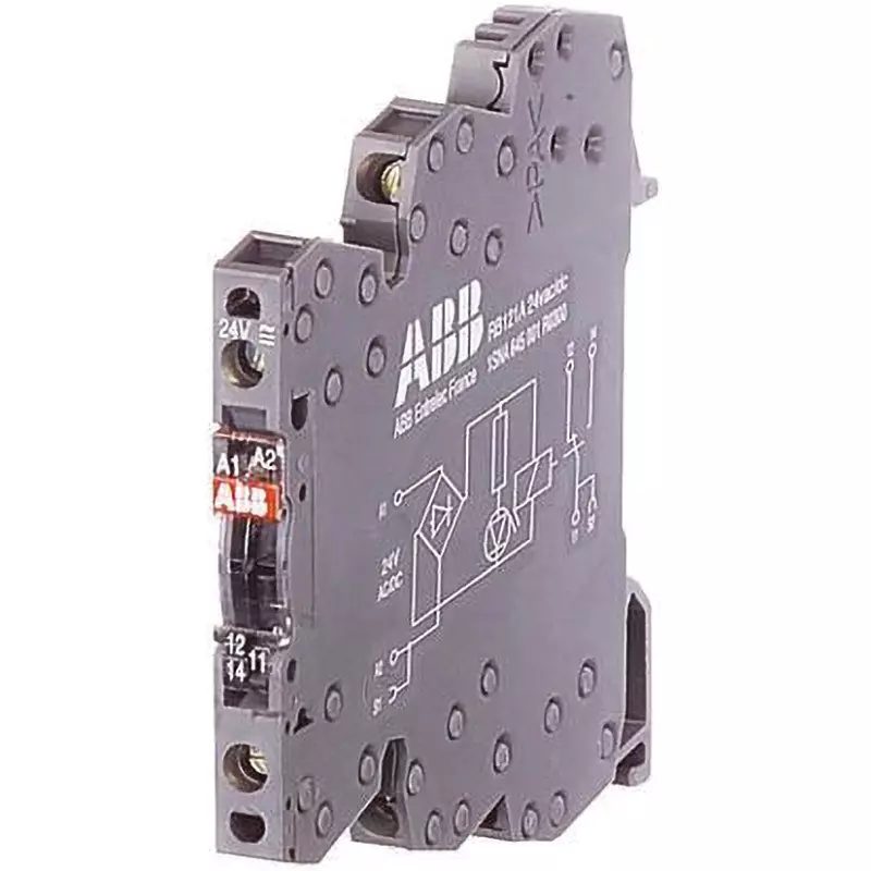 ABB Interface Relay Module AC250 V Maximum Allowable Contact Voltage AC/DC48 to 60 V Rated Coil Voltage, 1SNA645002R0400