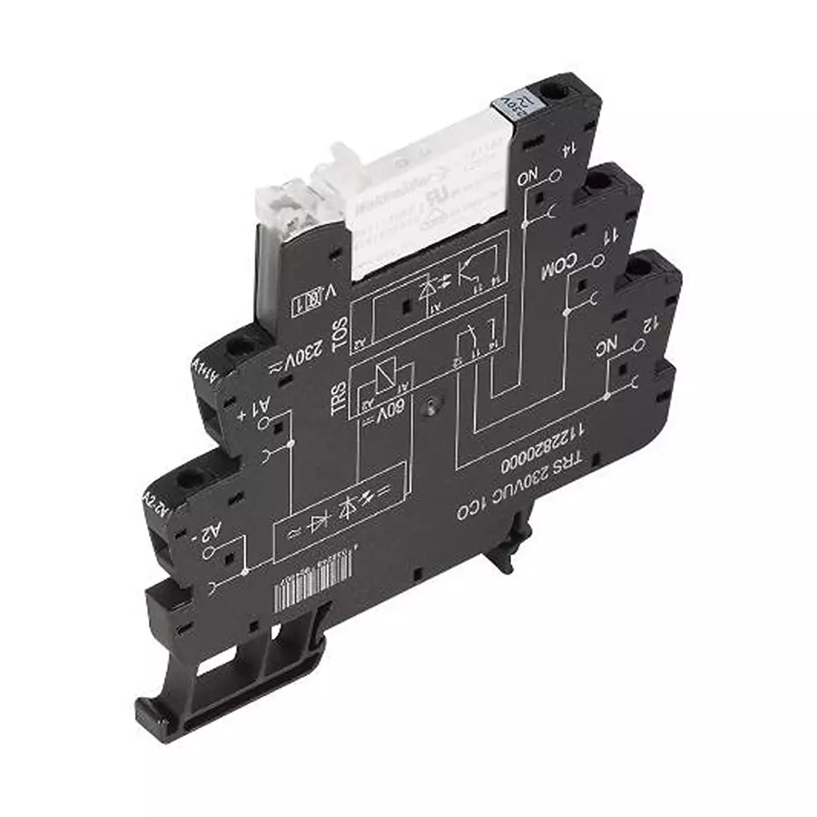 Weidmuller POWER RELAY, SPDT, 6A, 250VAC, DIN RAIL, 1122780000