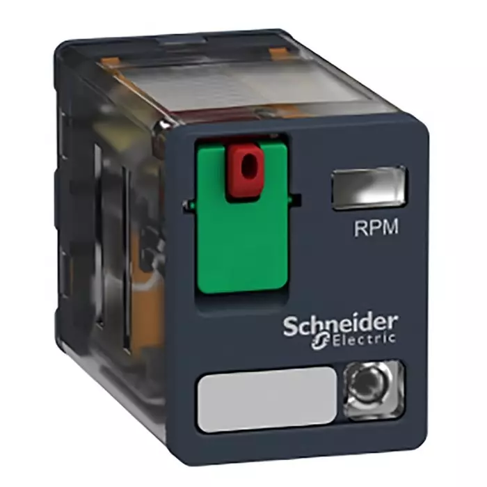 Schneider Electric 24 V DC Coil 15 A @ 250 V AC 15 A @ 28 V DC Switching Current DPDT Power Relay, RPM22B7
