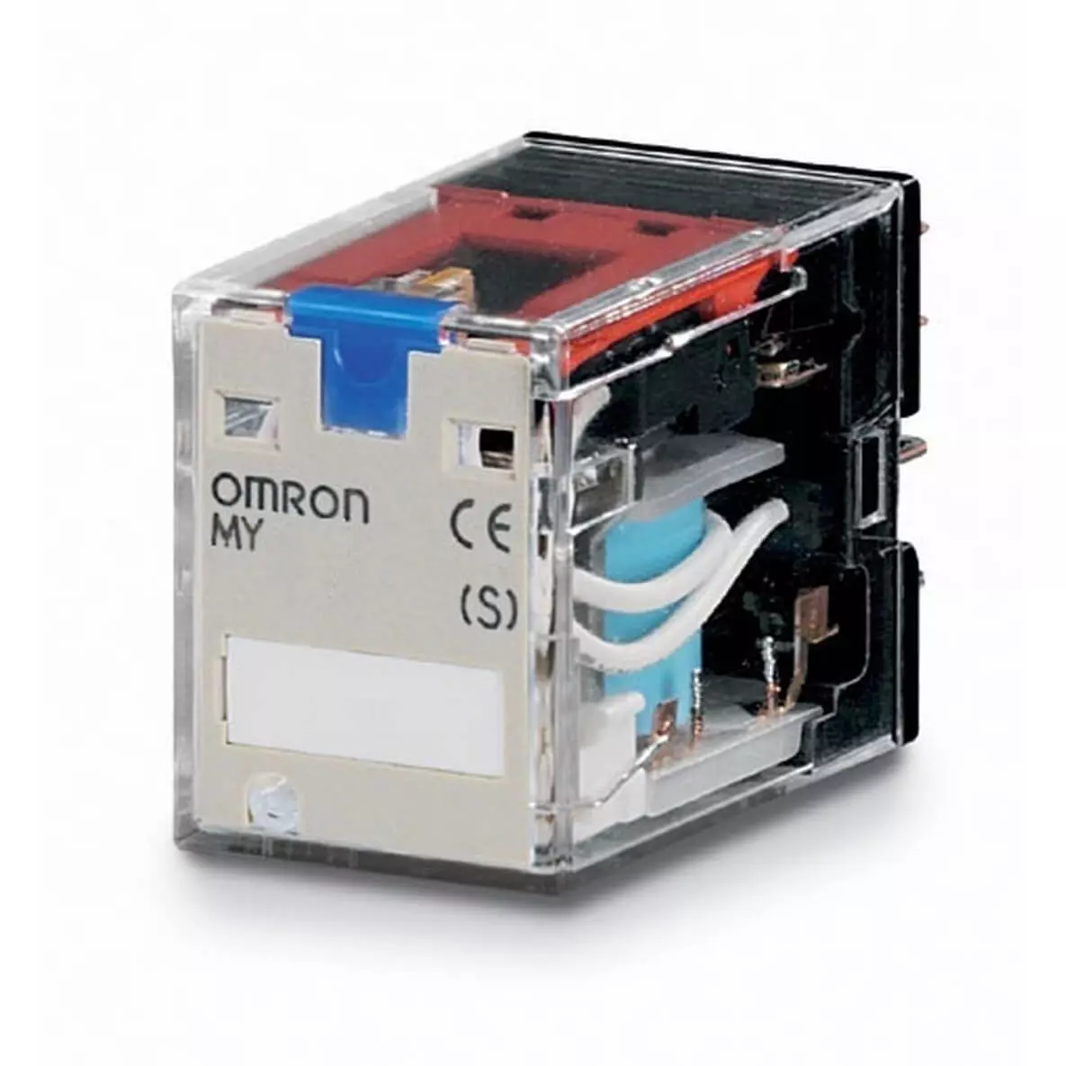 Omron MY Miniature Power Relay 2 Poles 8-Pin 24 V DPDT 10 A Plug-In Terminal, MY2IN-D2 DC24 (S)