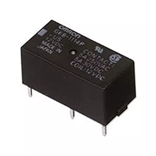 OMRON ELECTRONIC COMPONENTS RELAY, 1NO, 1NC, 250VAC, 30VDC, 5A, G6B2114P1US DC12