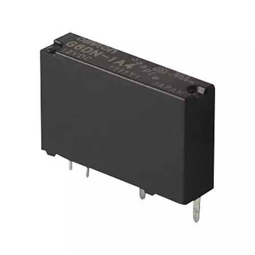 OMRON ELECTRONIC COMPONENTS POWER RELAY, SPST-NO, 12VDC, 5A, TH, G6DN-1A-SL  DC12