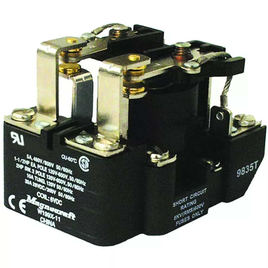 SCHNEIDER ELECTRIC/LEGACY RELAY Relay, Dpst-No, 300Vac, 28Vdc, 40A, 199X-8.