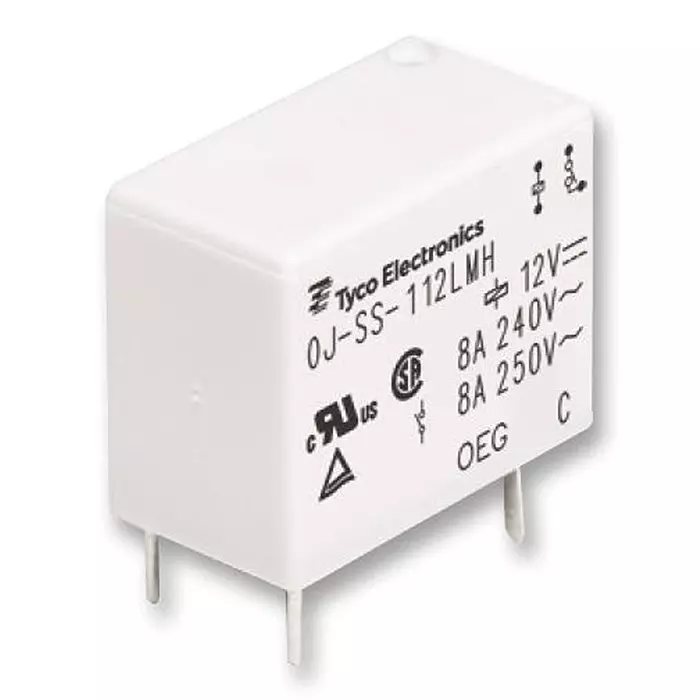 OEG - TE CONNECTIVITY Relay, Spst-No, 250Vac, 30Vdc, 8A, OJ-SH-112LMH,000
