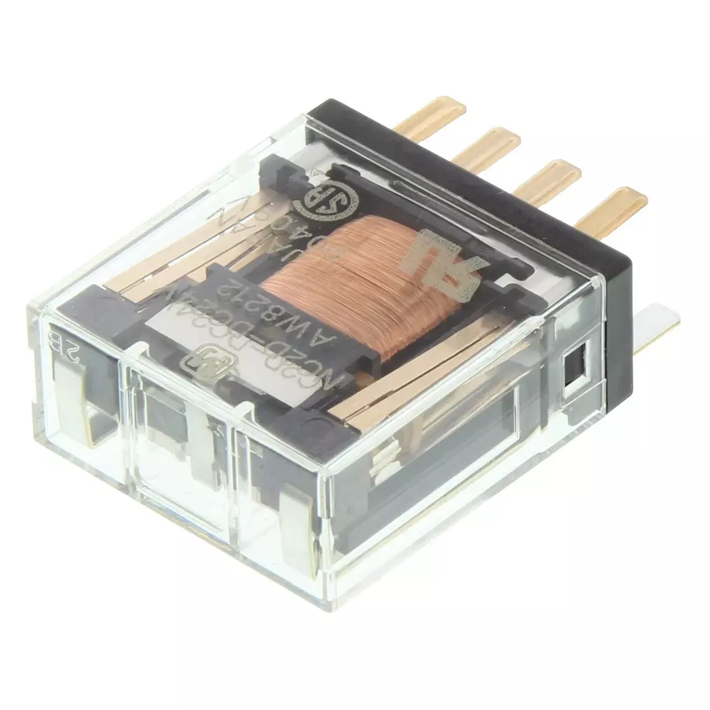 PANASONIC RELAY, DPDT, 250VAC, 30VDC, 5A, NC2D-DC24V