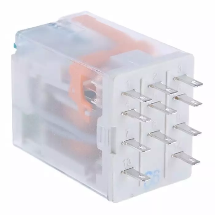 Relpol R3N Power Relay Plug In 3PDT Plug In 12 V DC 160 Ω, R3N-2013-23-1012-WTL