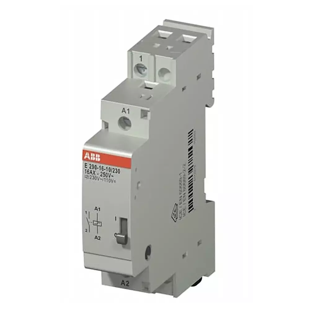 ABB DIN Rail Latching Power Relay, 110 V DC, 230 V AC Coil, 16A Switching Current, SPST, 2TAZ312000R2011