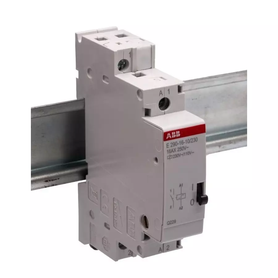 ABB DIN Rail Latching Power Relay, 230 V AC Coil, 16A Switching Current, SPST, 2TAZ312000R2011