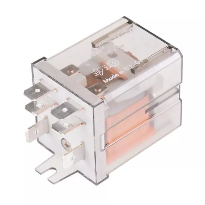 Finder Flange Mount Power Relay 230 V AC Coil 20 A Switching Current SPST-NC SPST-NO, 65.31.8.230.0000