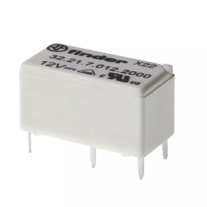 Finder PCB Mount Relay 5 to 48 V DC Coil 6 A Switching Current SPDT, 32.21.7.024.4000