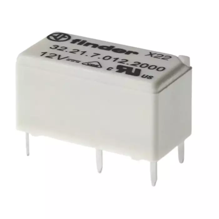 Finder PCB Mount Relay 5 to 48 V DC Coil 6 A Switching Current SPDT, 32.21.7.048.4000