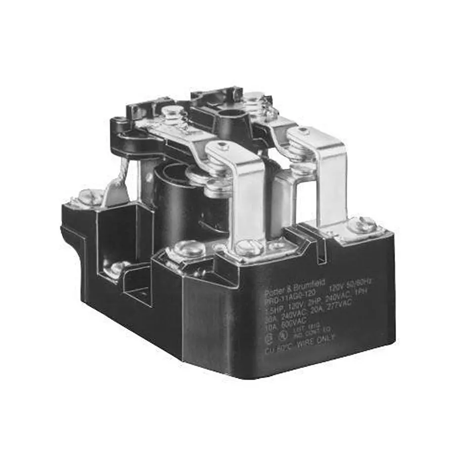 TE CONNECTIVITY Power Relay Panel Mount 1 Form X (SPST) 20 Amp 600 V AC, 125 V DC, PRD-3DJ0-24