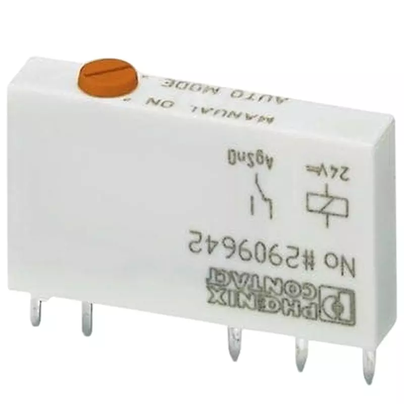 Phoenix Contact Power Relay Through Hole Mount 1 Form C (SPDT-NO, NC) 6 Amp 250 V AC, 250 V DC, 2909642