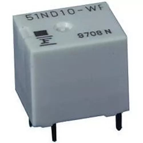 FCL Components Power Relay PCB Mount 1 Form C (SPDT-NO, NC), FBR51ND10-W1