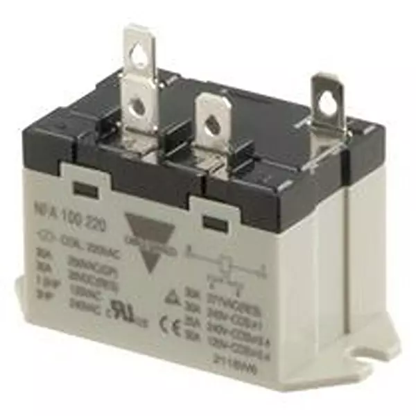 CARLO GAVAZZI Power Relay, Dpst-No, 25A, 277Vac, Nfa200120