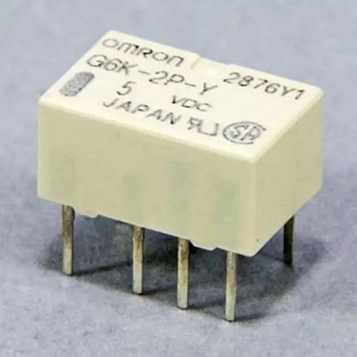 Omron Surface Mount Relay 1000 mohm or more (DC500 V insulation resistance meter), G6K-2P-Y DC5