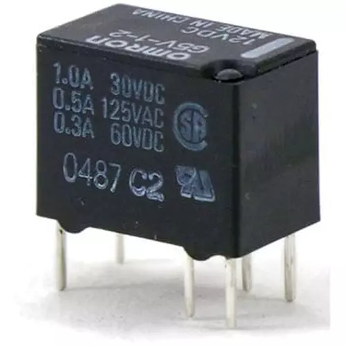 Omron Micro Relay DC 12 V Rated Voltage, G5V-1-2-DC12
