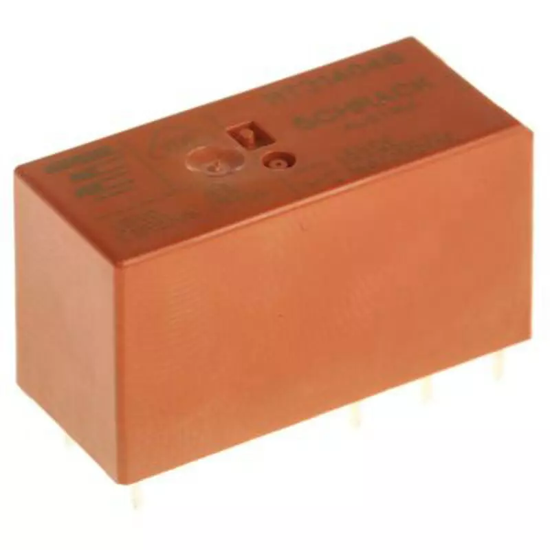 TE CONNECTIVITY Power Relay Board Mounting Type Of Sign SPDT Contact Configuration Through Hole Terminal Type, RT314048