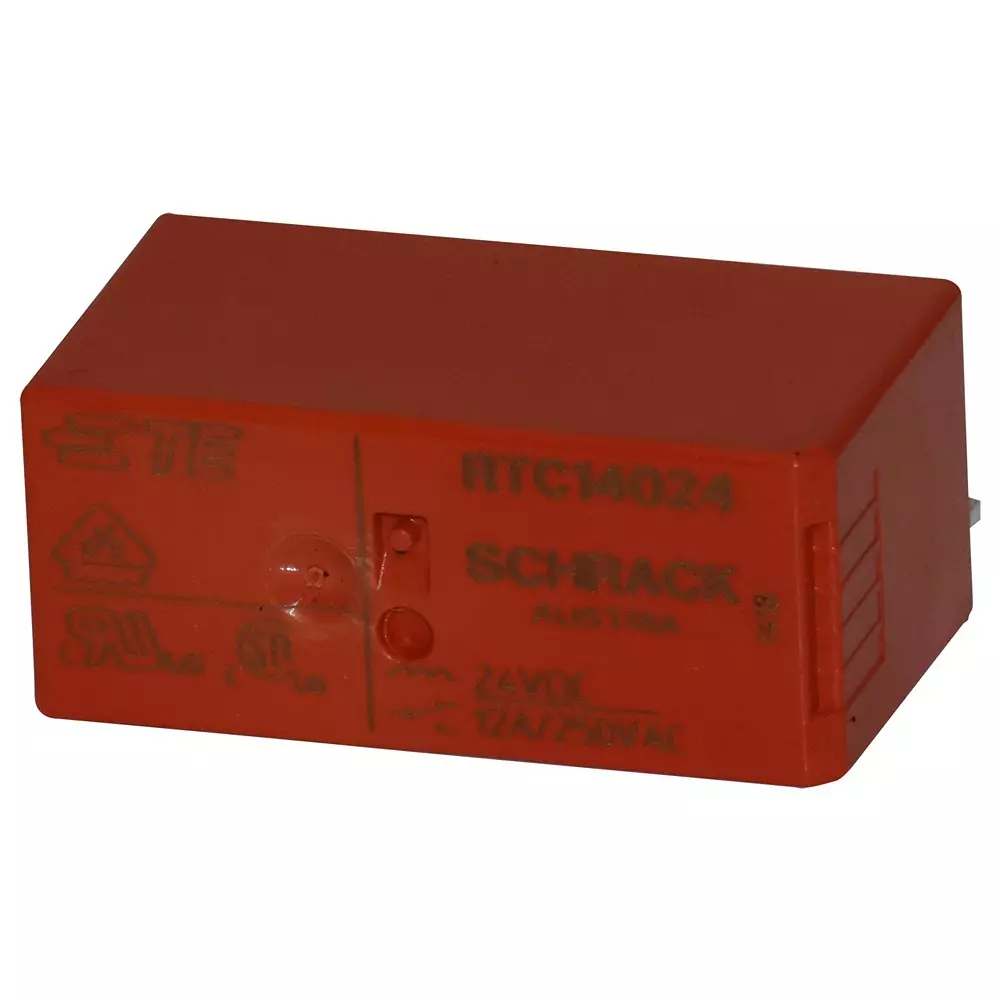 TE CONNECTIVITY Power Relay 12 Amp Contact Current SPDT 24 V DC, 5-1393238-0