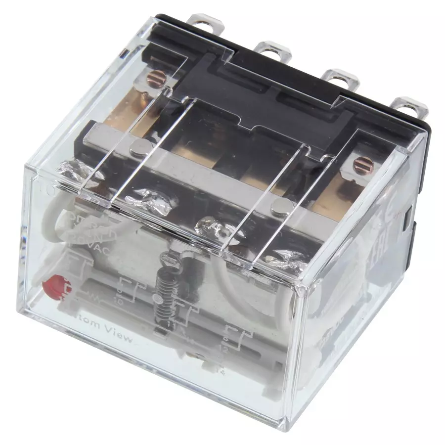 OMRON INDUSTRIAL AUTOMATION RELAY, 4PDT, 240VAC, 30VDC, 10A, LY4N-AC120