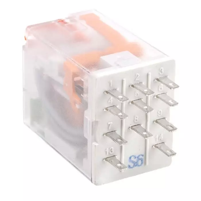 Relpol R3N Power Relay Plug In 3PDT Plug In 24 V AC 158 Ω, R3N-2013-23-5024-WTL