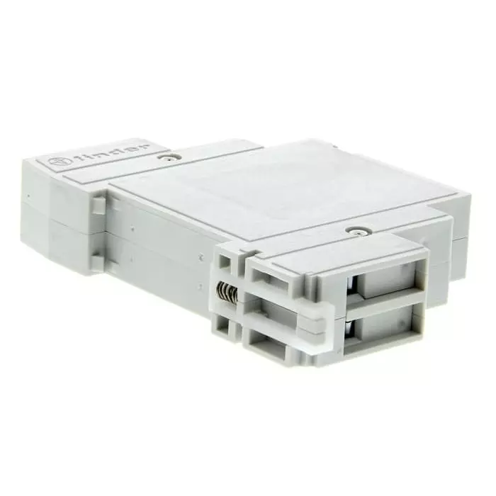 Finder DIN Rail Latching Modular Step Relay 24 V DC Coil 16 A Switching Current DPST, 20.28.9.024.0000