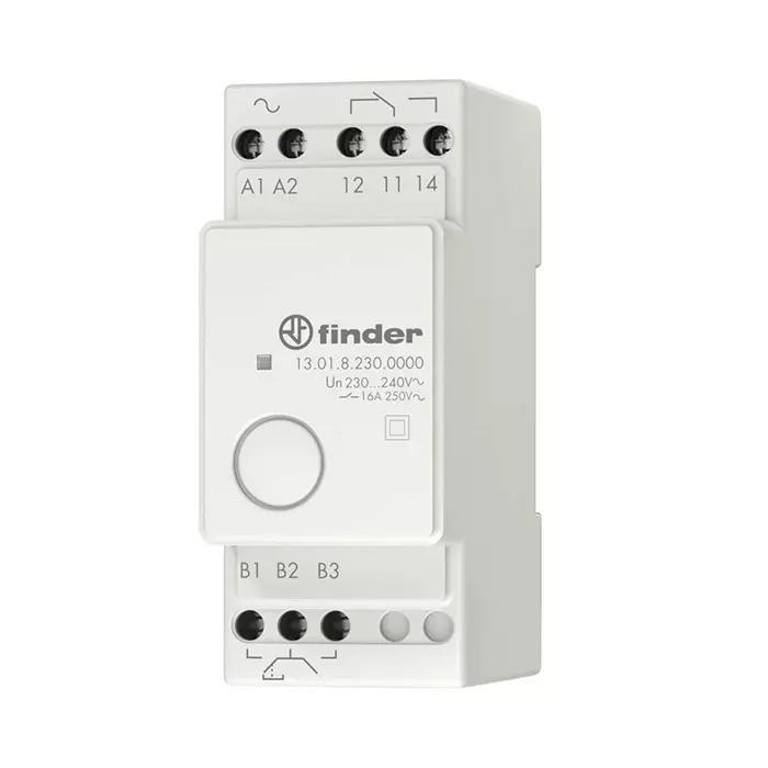 Finder DIN Rail Power Relay 230 V AC Coil 16 A Switching Current SPDT, 13.01.8.230.0000