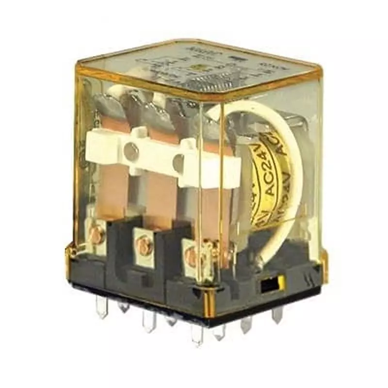 IDEC Power Relay PCB Mount 4PDT 10 Amp 110 V AC, 220 V AC, 30 V DC, RH4B-UTAC24V