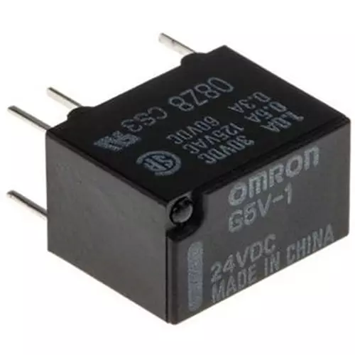 Omron Signal Relay DPDT Contact Configuration, G5V-1 DC24