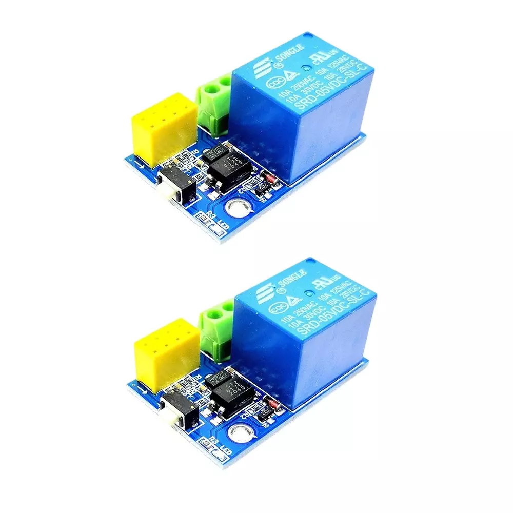 Invento WI-FI Relay Module ≥250 mA Working Current DC 5-12 V Voltage for Smart Home Automation System, ESP8266 (Pack of 2 Pcs)