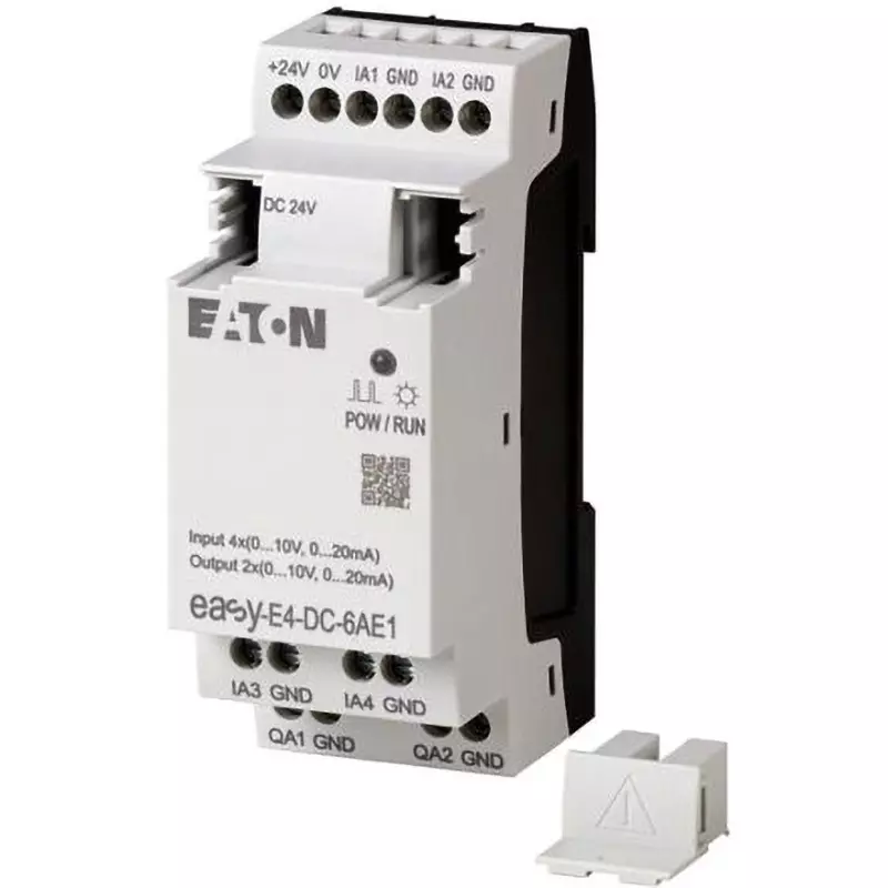 EATON Logic Module Relay 24 ac V Power Supply Voltage 4 No. of Output Relay Output Type, EASY-E4-UC-8RE1