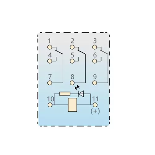 chint-miniature-power-relay-jzx-22f-series-3z-with-indicator-plug-in-type-220-v-dc-285213