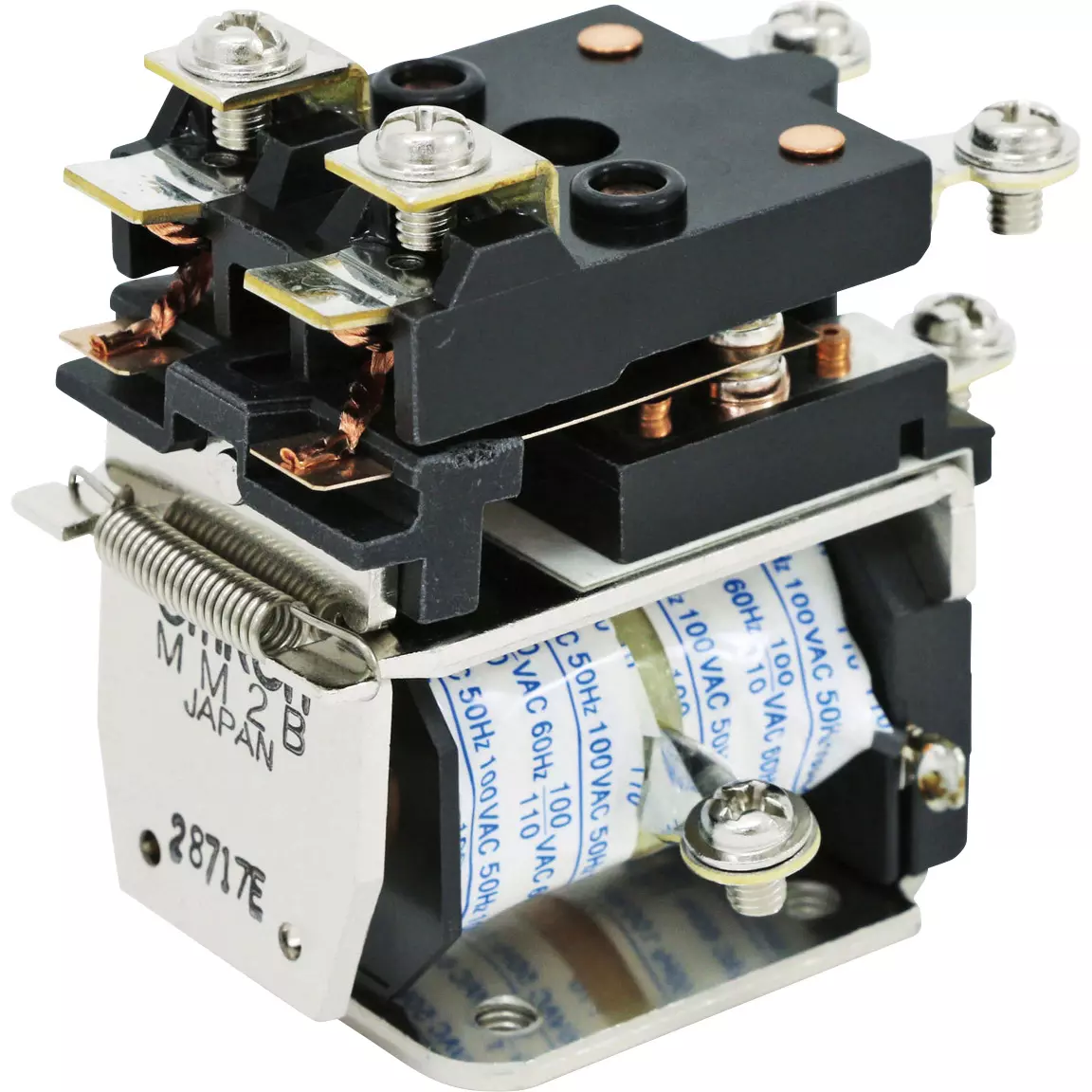 Omron Screw Terminal Power Relay 2c Contact Configuration, MM2B-AC100/110