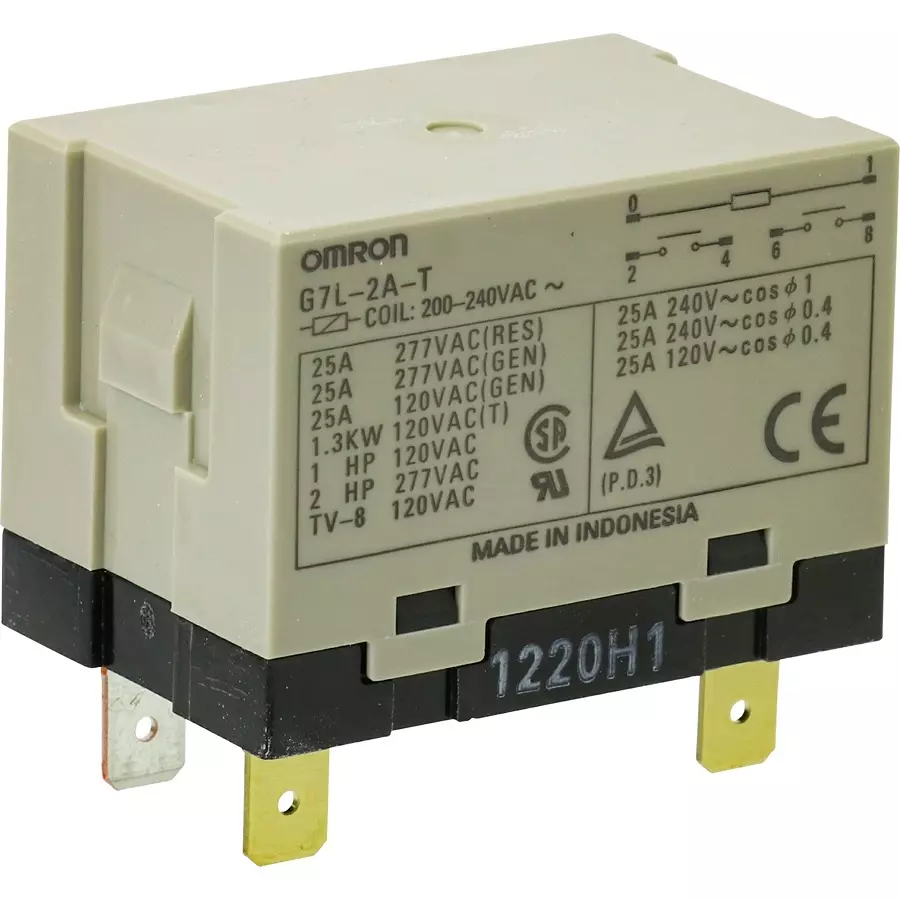 Omron Power Relay G7L AC 200/240 V A Contact Configuration, G7L-2A-T AC200/240