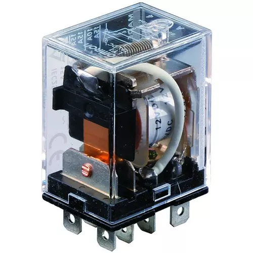 OMRON INDUSTRIAL AUTOMATION RELAY, DPDT, 120VAC, 28VDC, 15A, LY2N-AC110/120