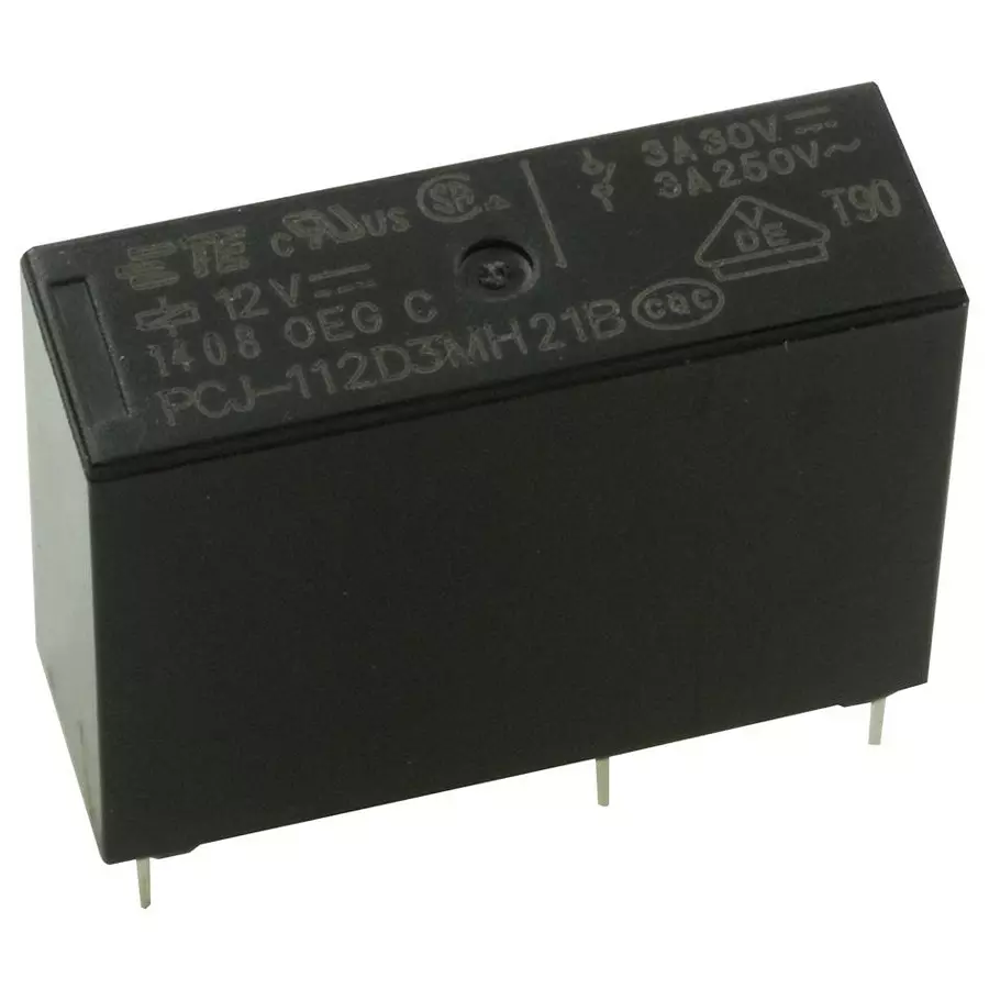 OEG - TE CONNECTIVITY Relay, Spst-No, 240Vac, 30Vdc, 3A, PCJ-112D3MH,301