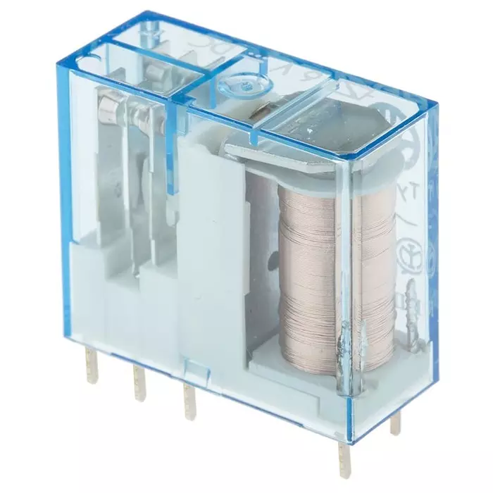 Finder PCB Mount Power Relay 6 V DC Coil 8 A Switching Current DPDT, 40.52.7.006.0000