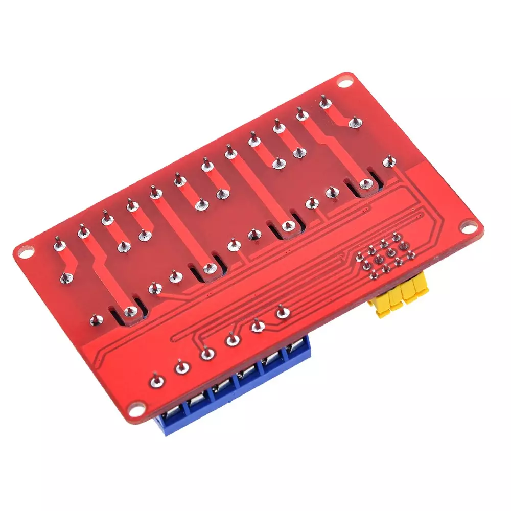 amiciSmart Relay Module Shield with Optocoupler, High and Low Level Trigger Relay Board 4 Channel 5 V for Arduino, and Microcontrollers