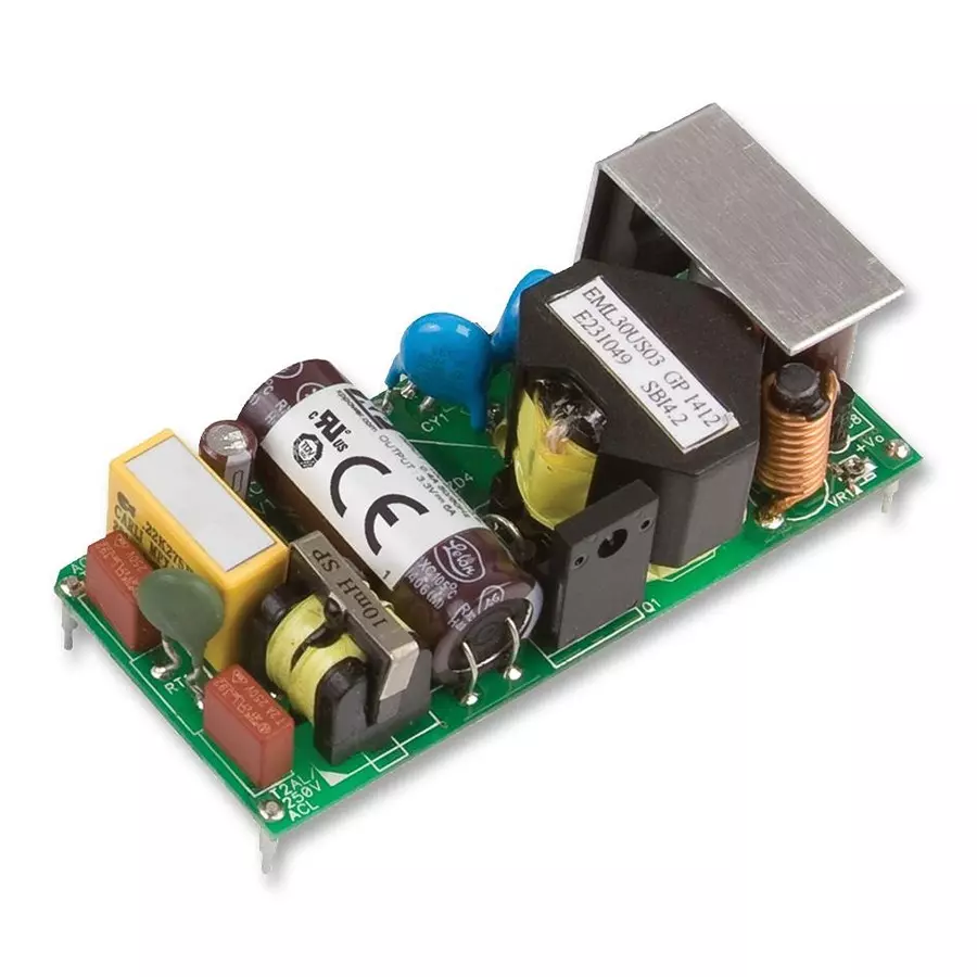 XP POWER POWER SUPPLY, AC-DC, MEDICAL, 12V, 2.5A, EML30US12-P