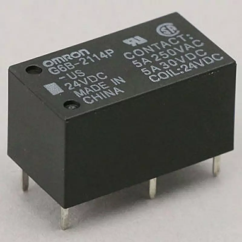 Omron Power Relay 2-Pole, G6B-2114P-US DC24V