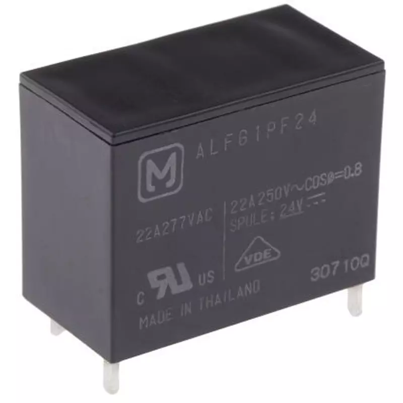 Panasonic Power Relay 24/ DC V, ALFG1PF24 (Pack of )