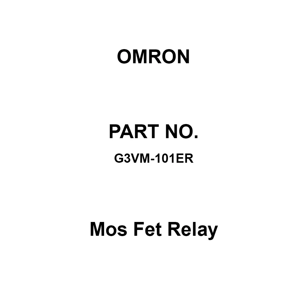Omron Mos Fet Relay 1A Contact Configuration, G3VM-101ER