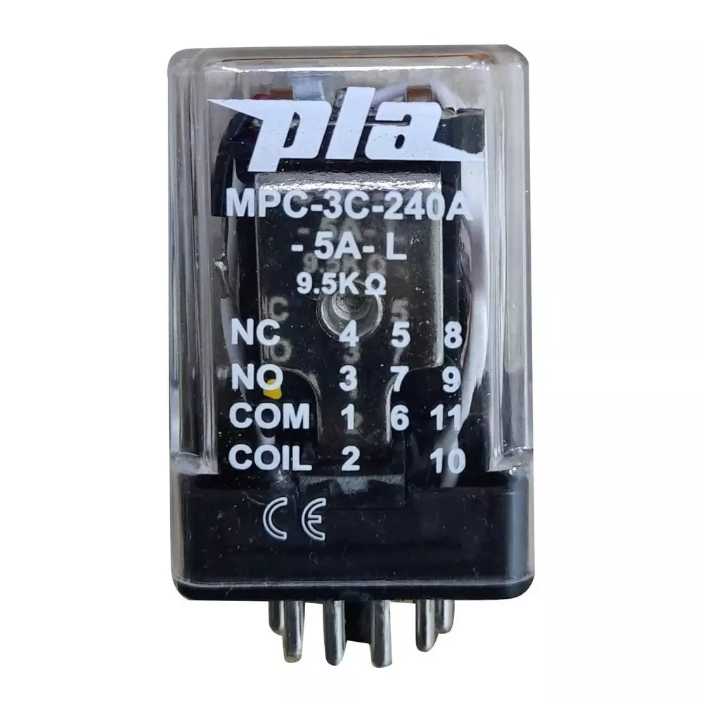 PLA MPC Voltage Relay 3 CO Contact Configuration 230 V AC Voltage, 1979