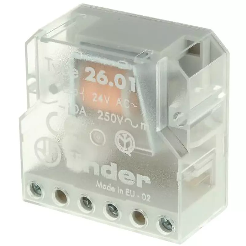 Finder Finder Relay AC400 V Maximum Allowable Contact Voltage AC24 V Rated Coil Voltage, 2601.8024
