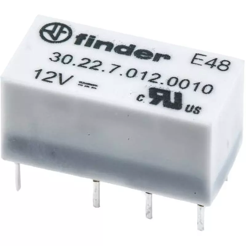 Finder Finder Relay AC250 V Maximum Allowable Contact Voltage DC 12 V Rated Coil Voltage, 30.22.7.012.0010