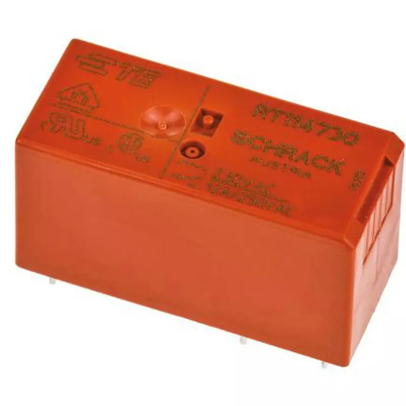 TE CONNECTIVITY Power Relay Board Mounting Type Of Sign SPDT Contact Configuration Through Hole Terminal Type, RT114730